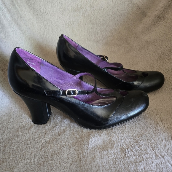 Poetic License Chunky Heel T-Strap Mary Janes size 7.5 - Picture 6 of 13